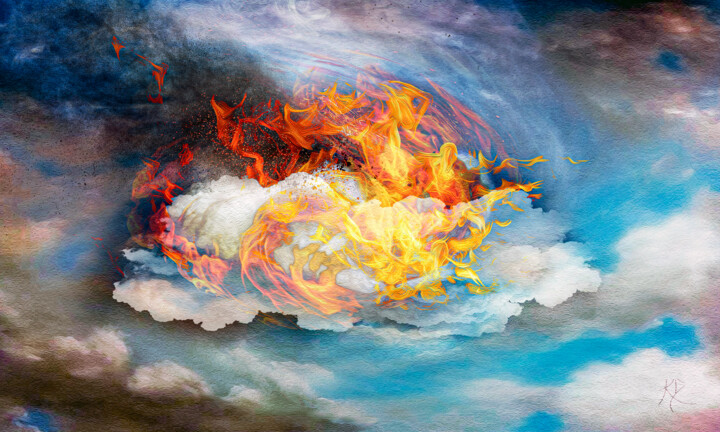 Nuage en feu